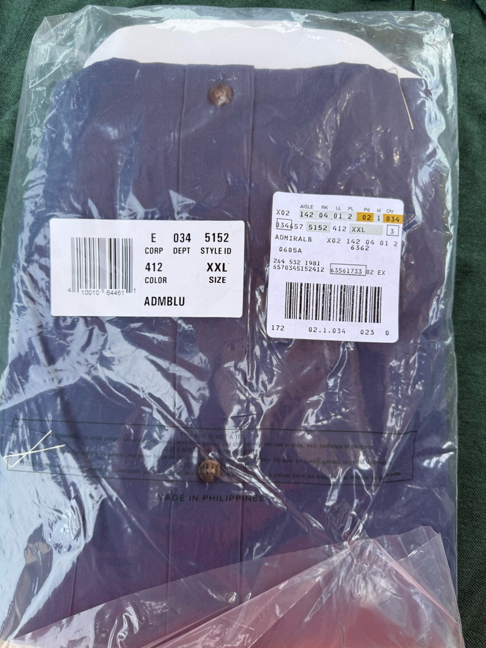 Eddie Bauer Short Sleeve Button-Down Shirt - Picture 3 of 3